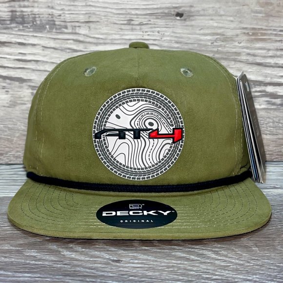 GMC AT4 Topo 3D Classic Rope Hat- Loden/ Black - Picture 1 of 4
